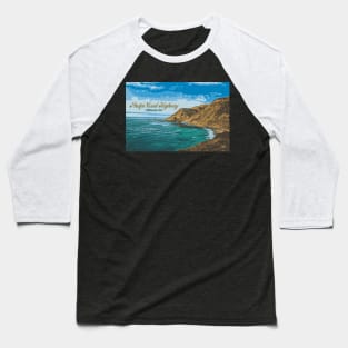 Pacific Coast Highway, California Baseball T-Shirt